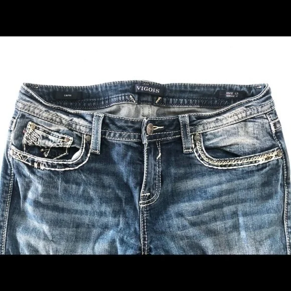 Vigoss Capri Women's Jeans Size W11/12 X L25 - Picture 5 of 7
